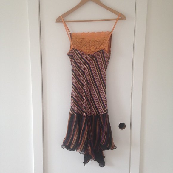 AXARA Paris - Silk Asymmetrical Dress - Picture 13 of 16